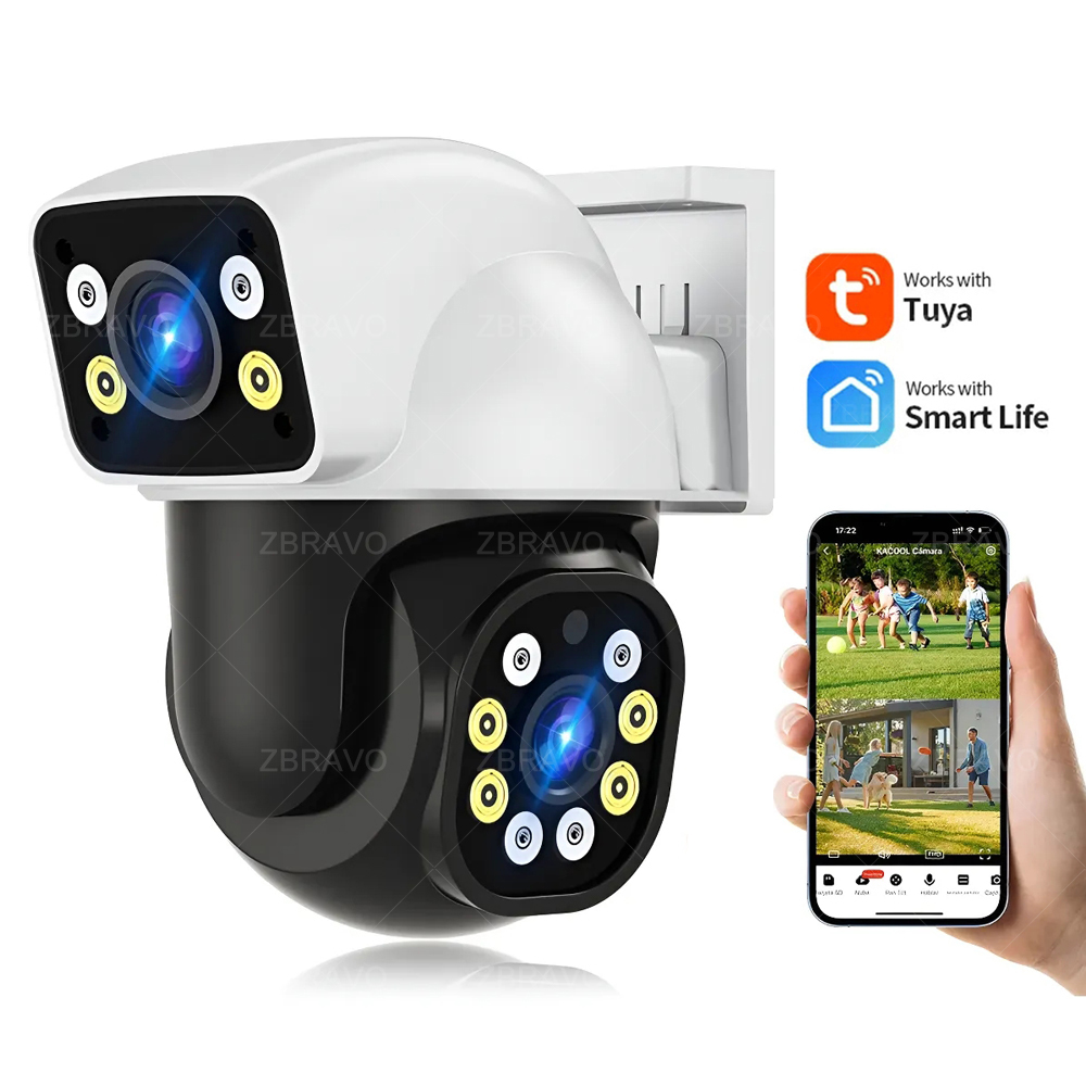 Home Security And Cameras - Smartlife 8MP WiFi Tuya Outdoor Camera