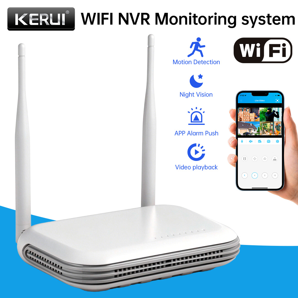 Home Security Ultimate - KERUI Mini Network WIFI 8CH NVR