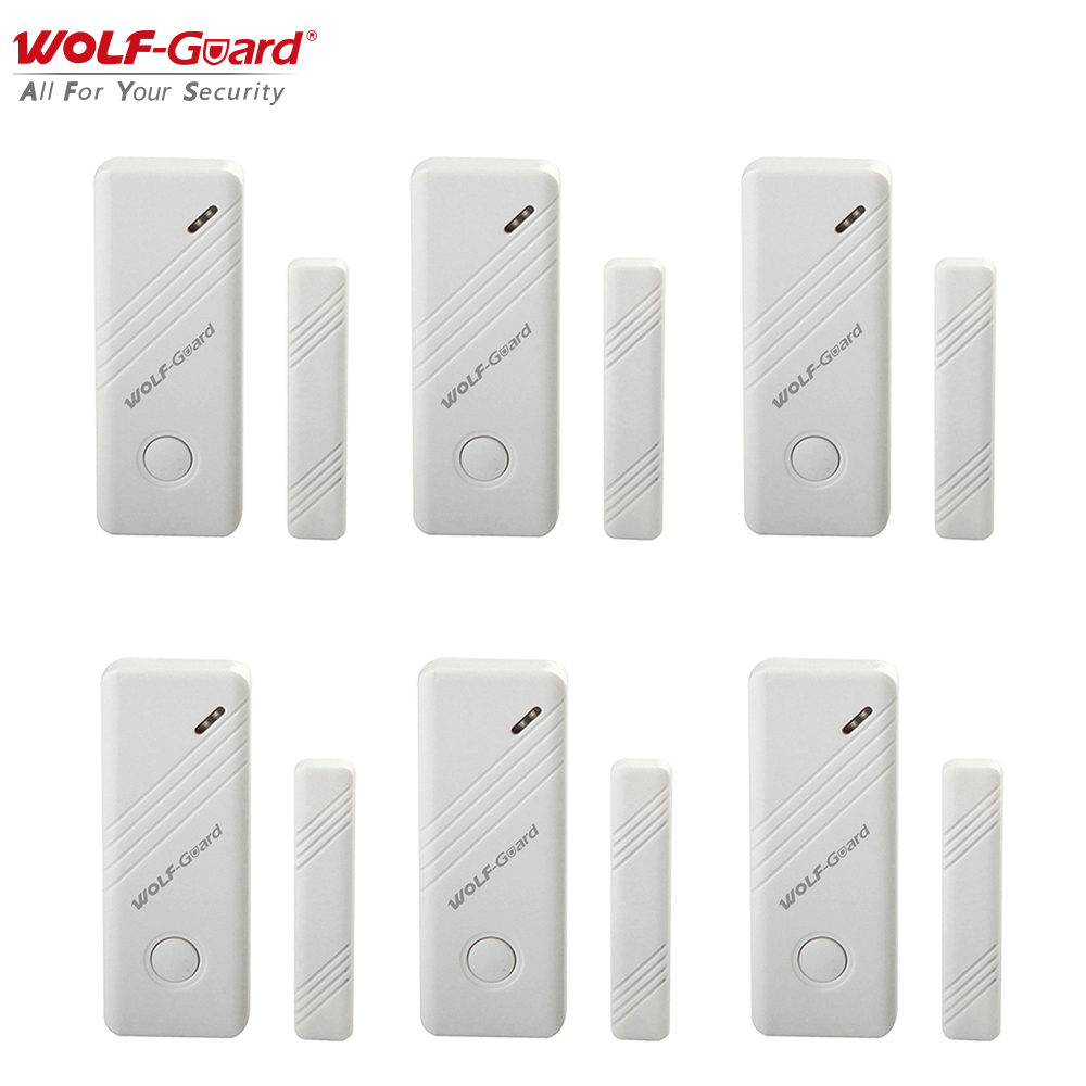 Home Security Upgrades - 6 x Wolf-Guard Wireless Contact Door