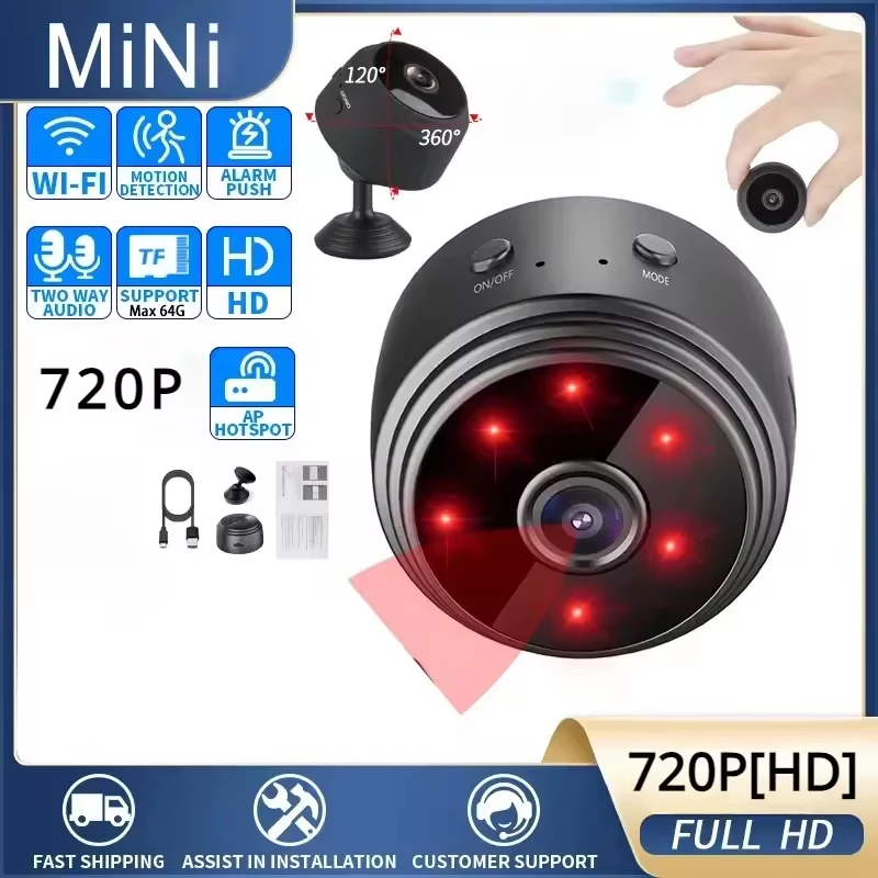 Home Security Premium - A9 Mini Camera WiFi Wireless Monitoring