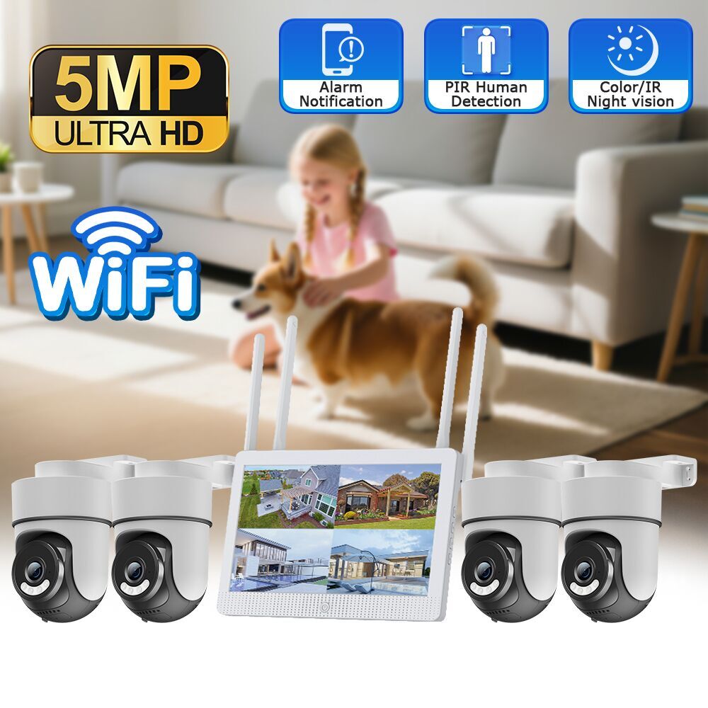 Home Security With Ai - INQMEGA 5MP 10.1