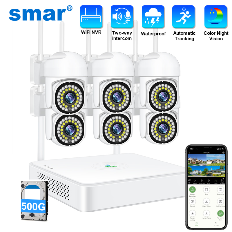 Home Security And Cameras - Smar 3MP Wireless CCTV Security Camera