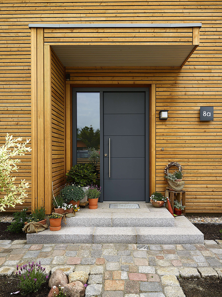 Home Security Front Door - Entrance Door With Sidelight Front Entry