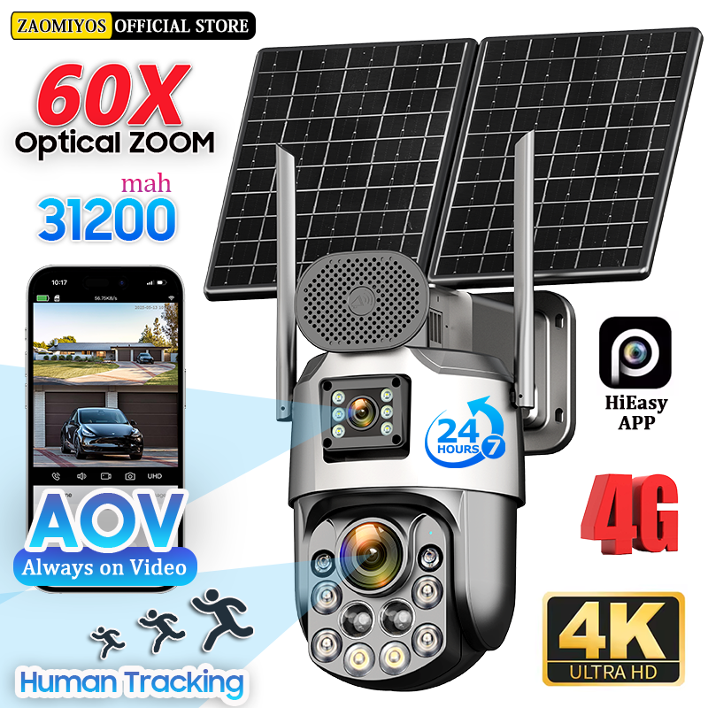 Home Security Ultimate - Dual Lens Home Outdoor Surveillance Solar