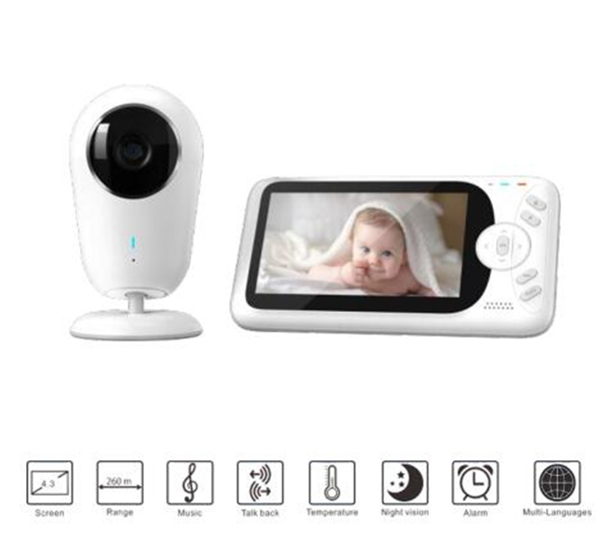 4.3inch 1080P Full HD Wireless - Home Security Wireless Cameras recensione e prezzo