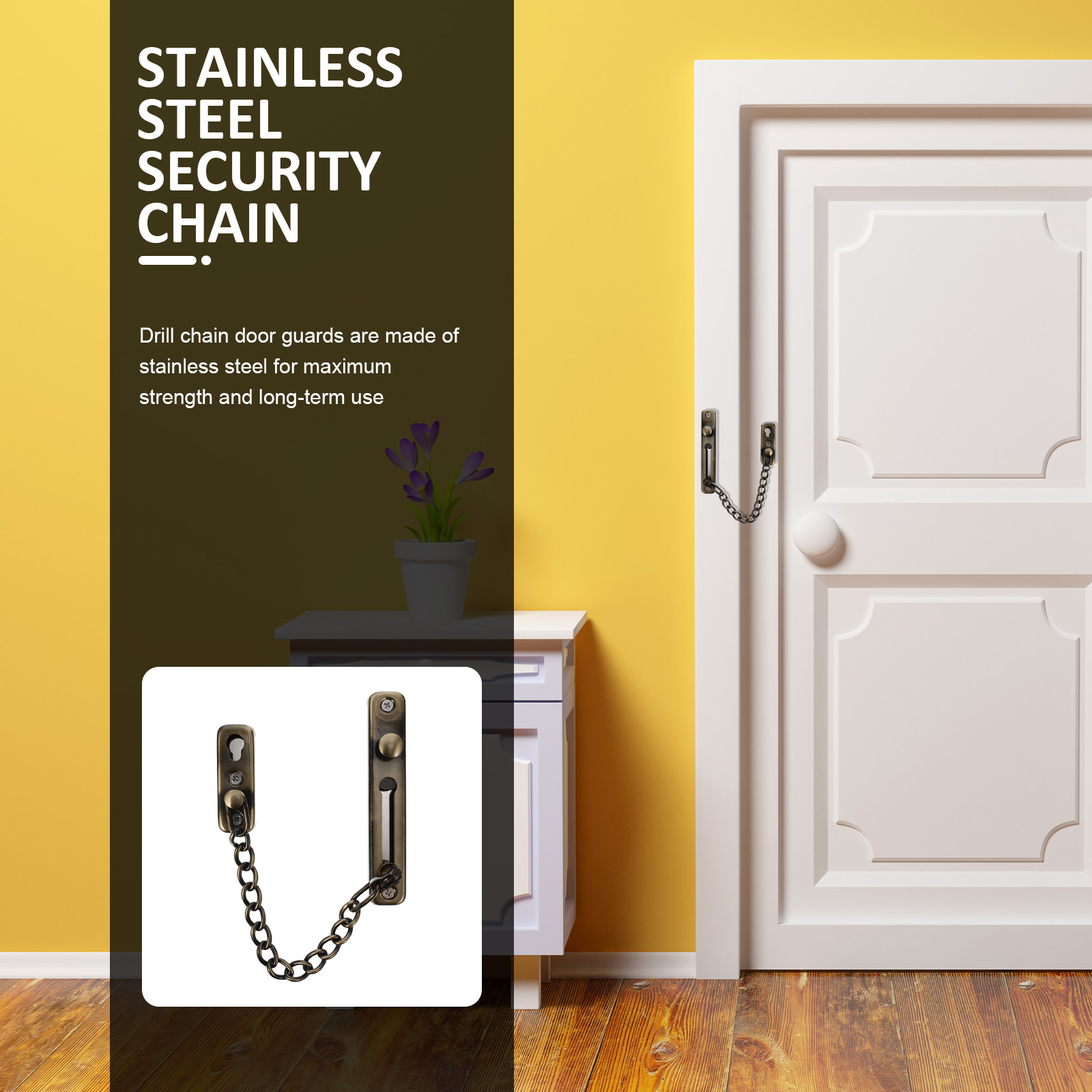 Punch-Free Childproof Door Cha - Home Security Front Door recensione e prezzo
