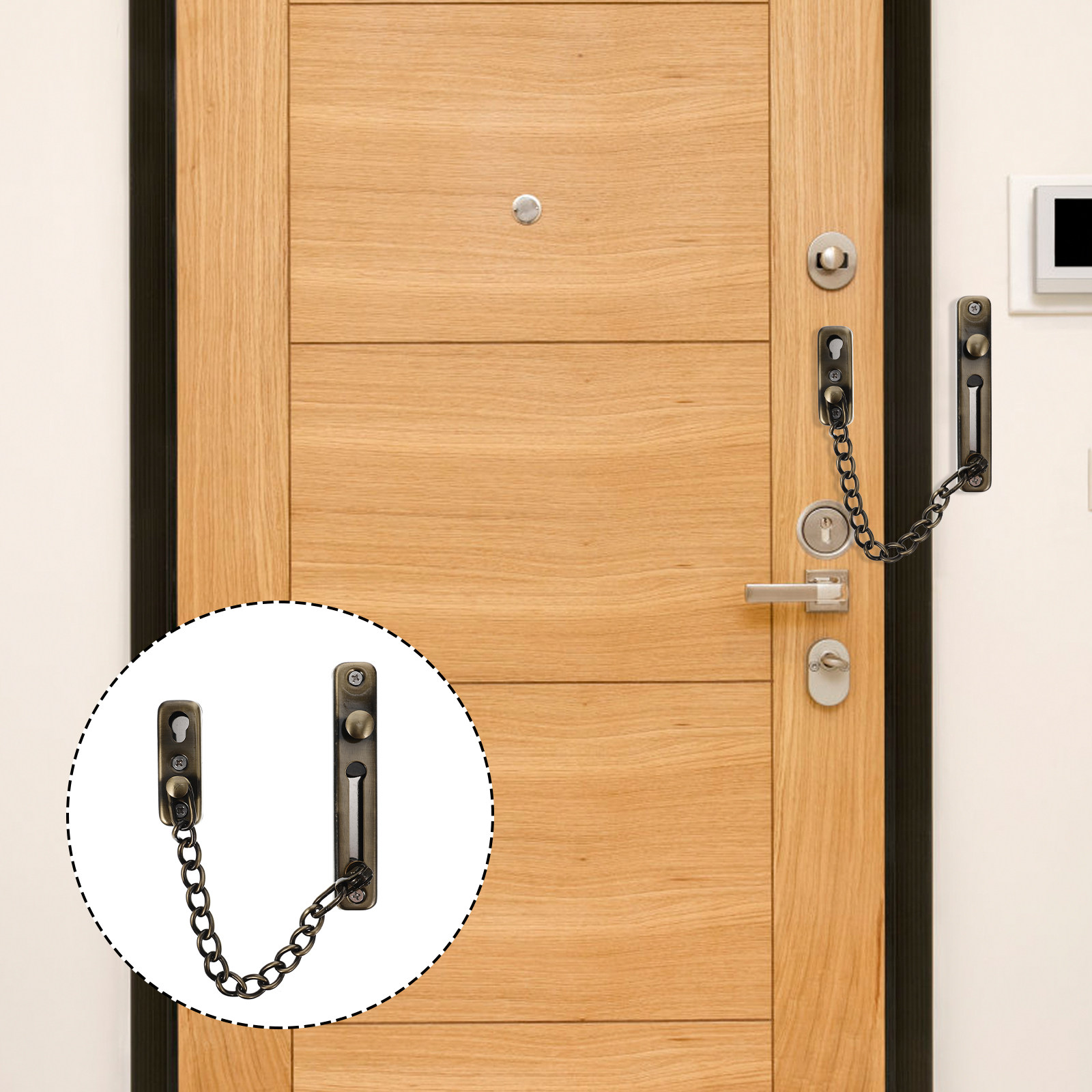 Punch-Free Childproof Door Cha - Home Security Front Door recensione e prezzo