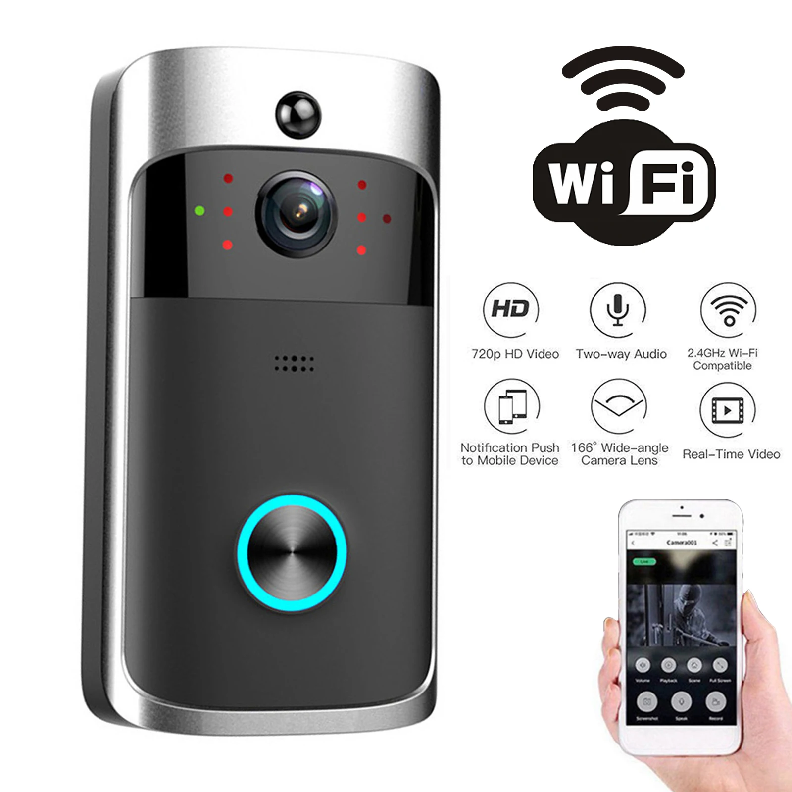 2026 NEW V5 Video Door Bell Wi - Home Security For Apartments recensione e prezzo