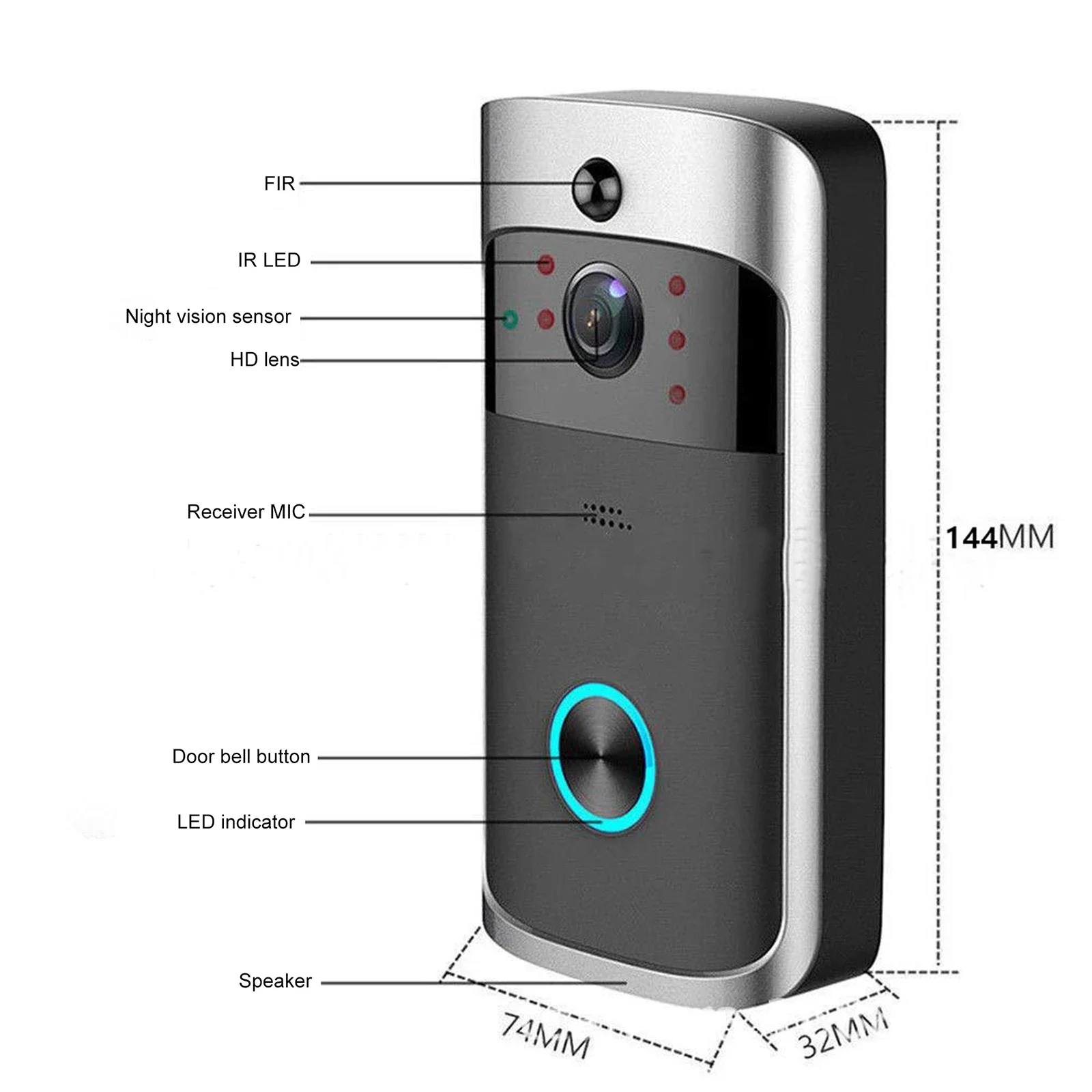 2026 NEW V5 Video Door Bell Wi - Home Security For Apartments recensione e prezzo
