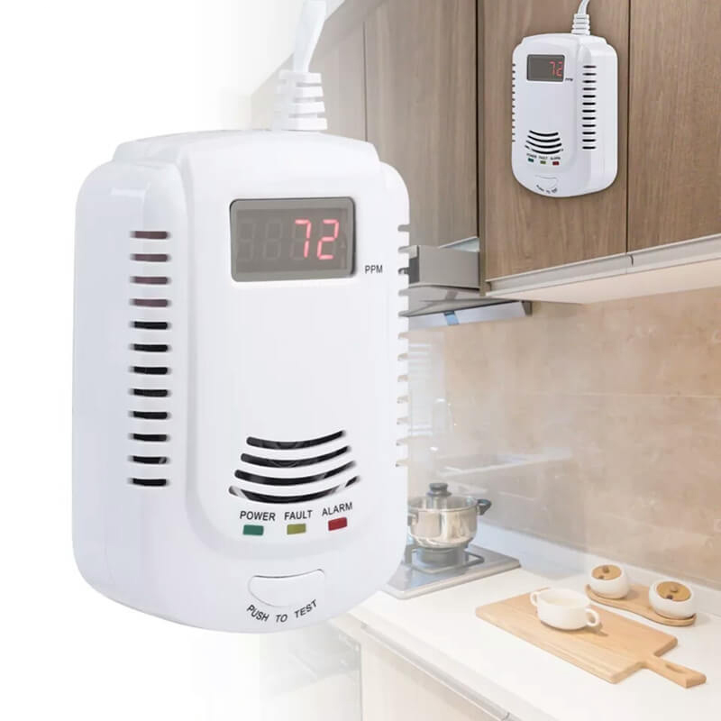 2 in 1 Gas Detector, Plug-in H - Home Security Gadgets recensione e prezzo