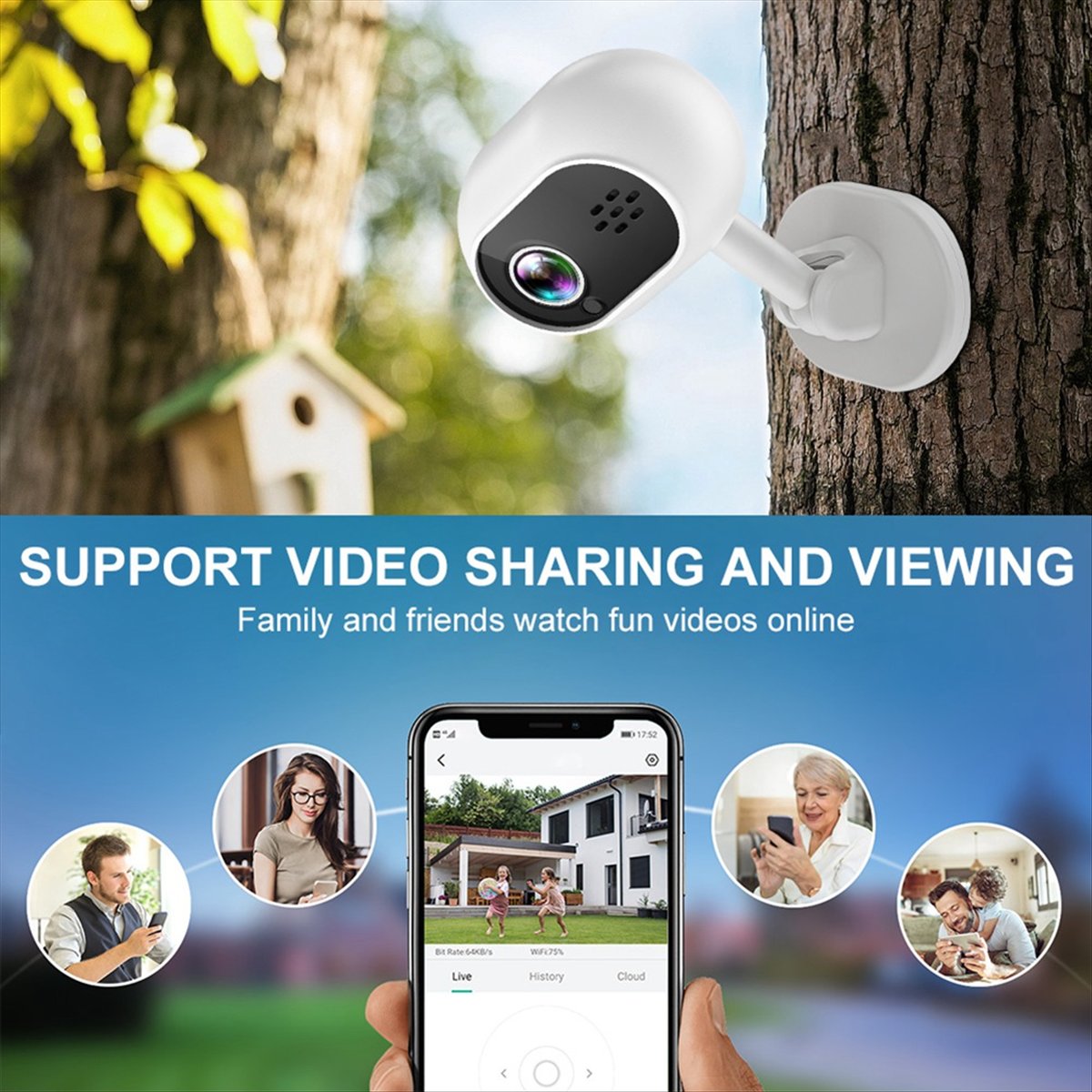 A4 1080P Smart Mini Wifi IP Ca - Home Security Wireless Cameras recensione e prezzo