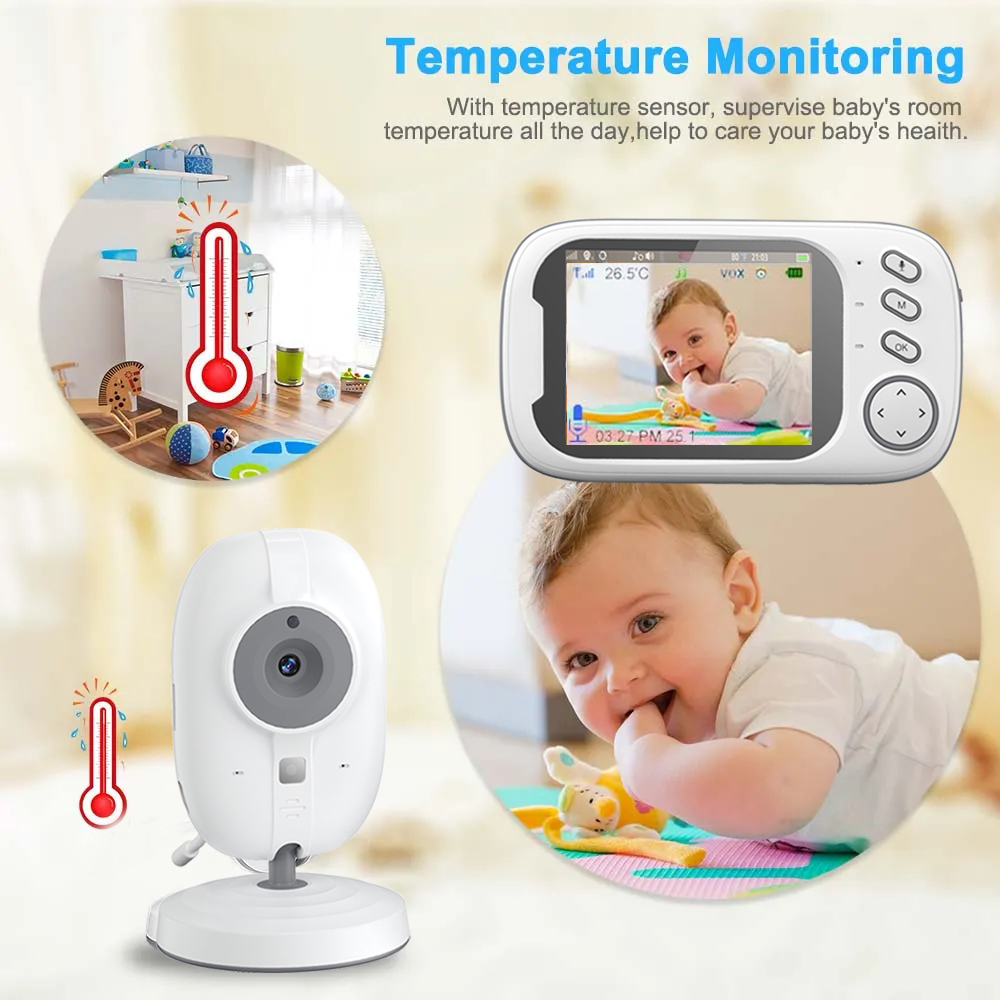3.2 Inch LCD Baby Monitor 2.4G - Home Security Wireless Cameras recensione e prezzo