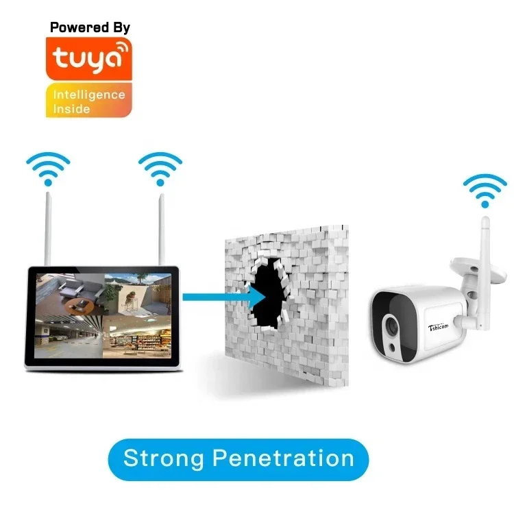 TUYA Smart Wi-Fi 4CH NVR Kit 1 - Home Security Wireless Cameras recensione e prezzo