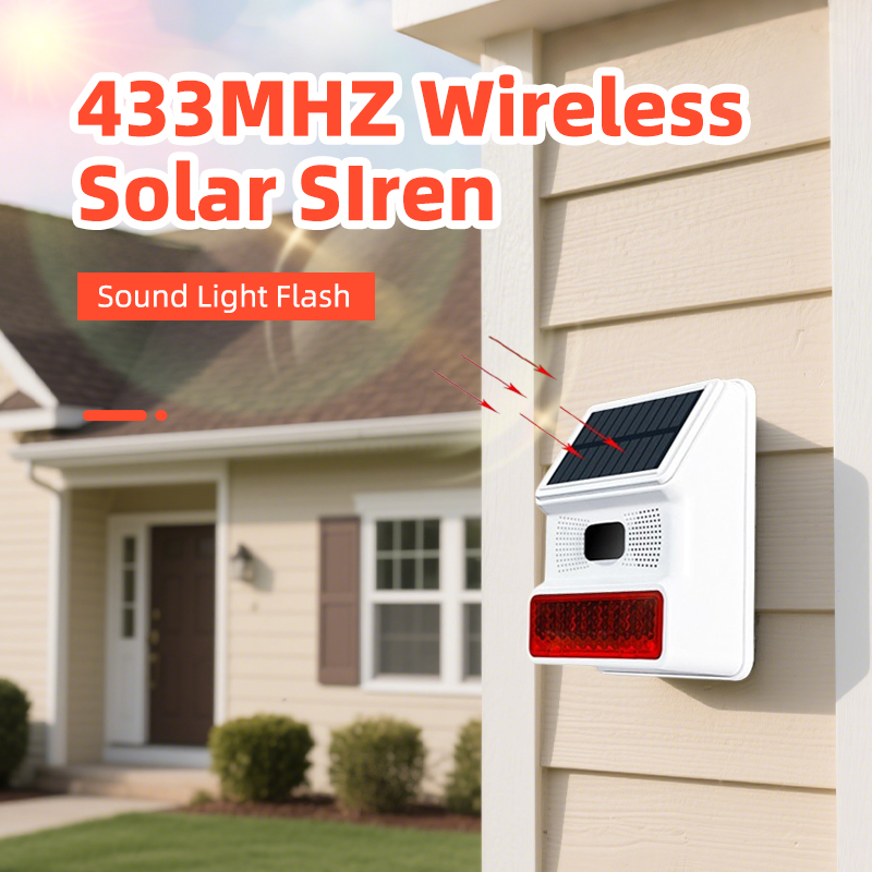Outdoor Alarm Horn 433MHZ Wire - Home Security Lights recensione e prezzo