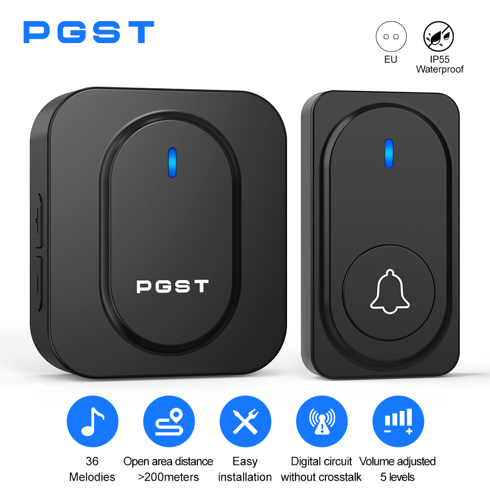PGST Wireless Doorbell 36 Chim - Home Security Lights recensione e prezzo