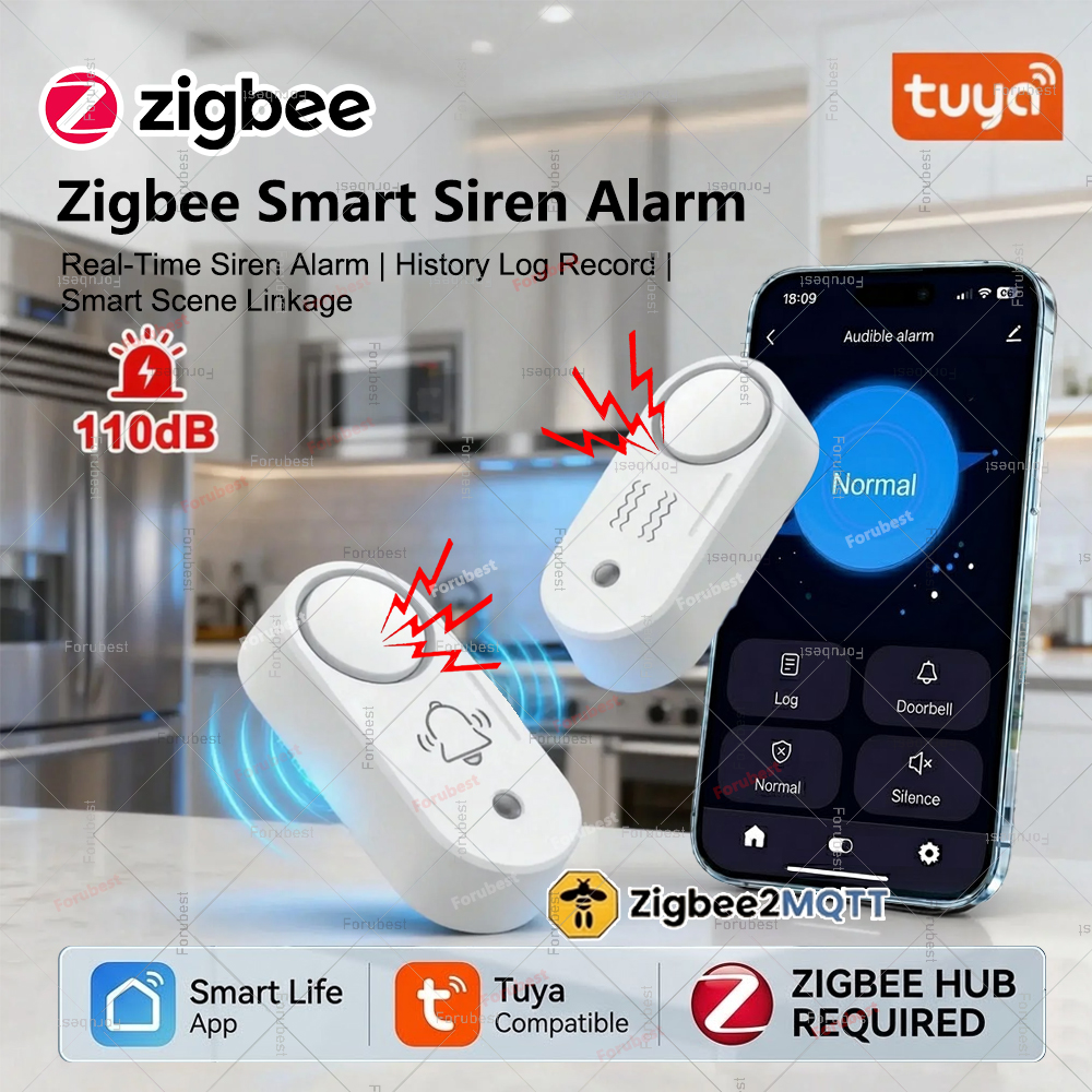 Zigbee Smart Siren Alarm Sound - Home Security Lights recensione e prezzo