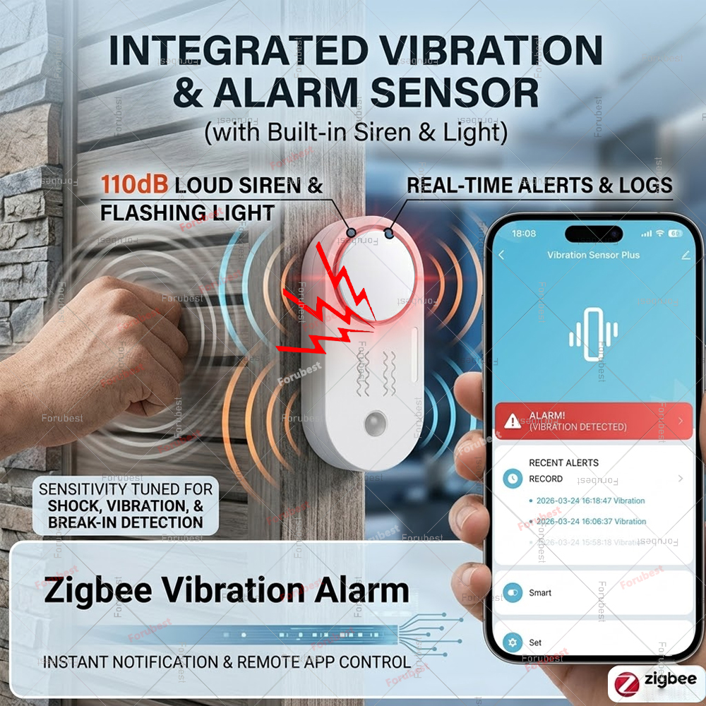 Zigbee Smart Siren Alarm Sound - Home Security Lights recensione e prezzo