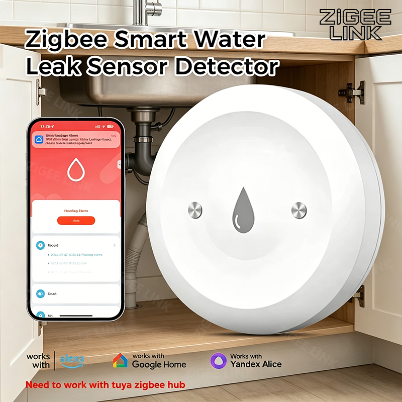 Zigbee3.0 Smart Water Leak Sen - Home Security Monitoring recensione e prezzo