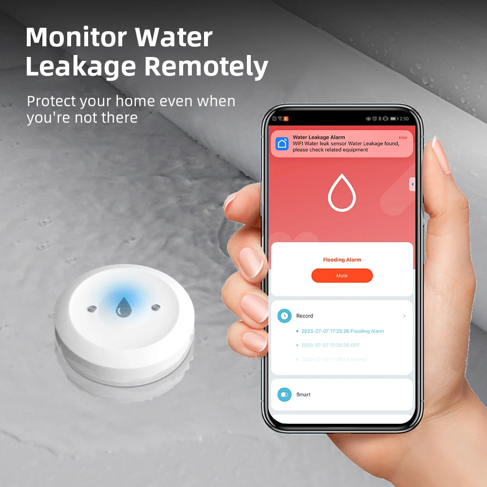 Zigbee3.0 Smart Water Leak Sen - Home Security Monitoring recensione e prezzo