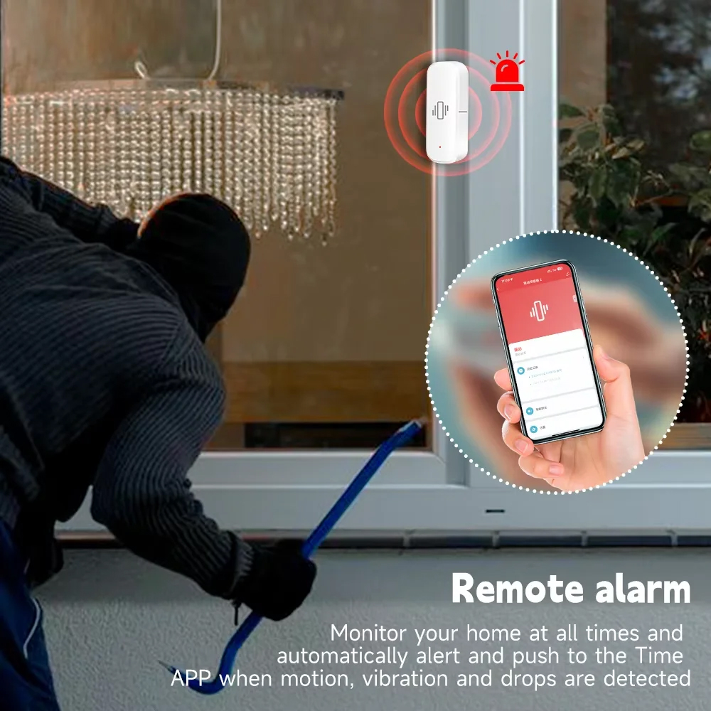 Smart ZigBee Vibration Sensor  - Home Security Monitoring recensione e prezzo