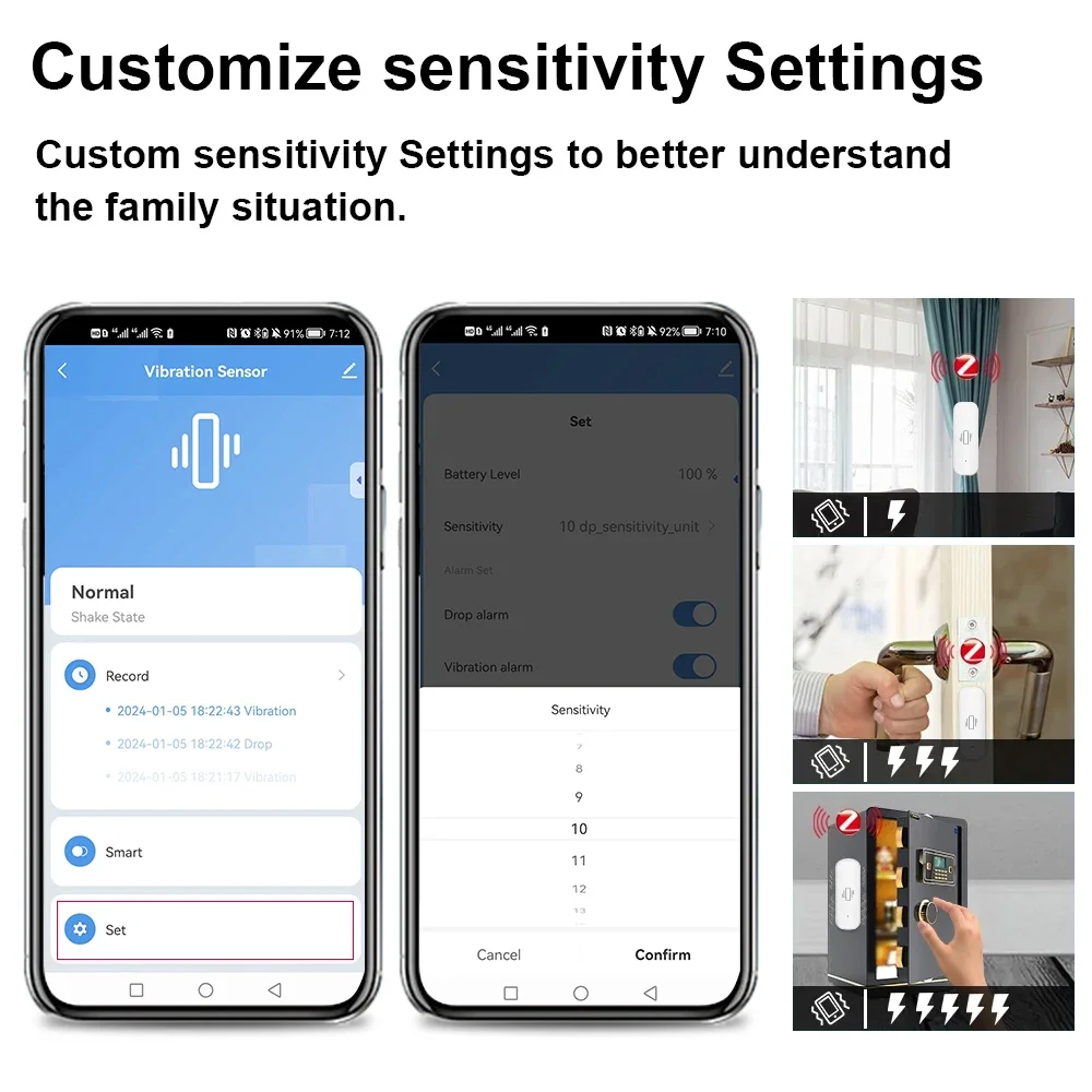 Smart ZigBee Vibration Sensor  - Home Security Monitoring recensione e prezzo