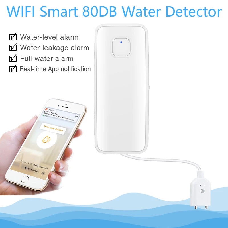 Tuya WiFi Smart Water Leak Sen - Home Security With Ai recensione e prezzo