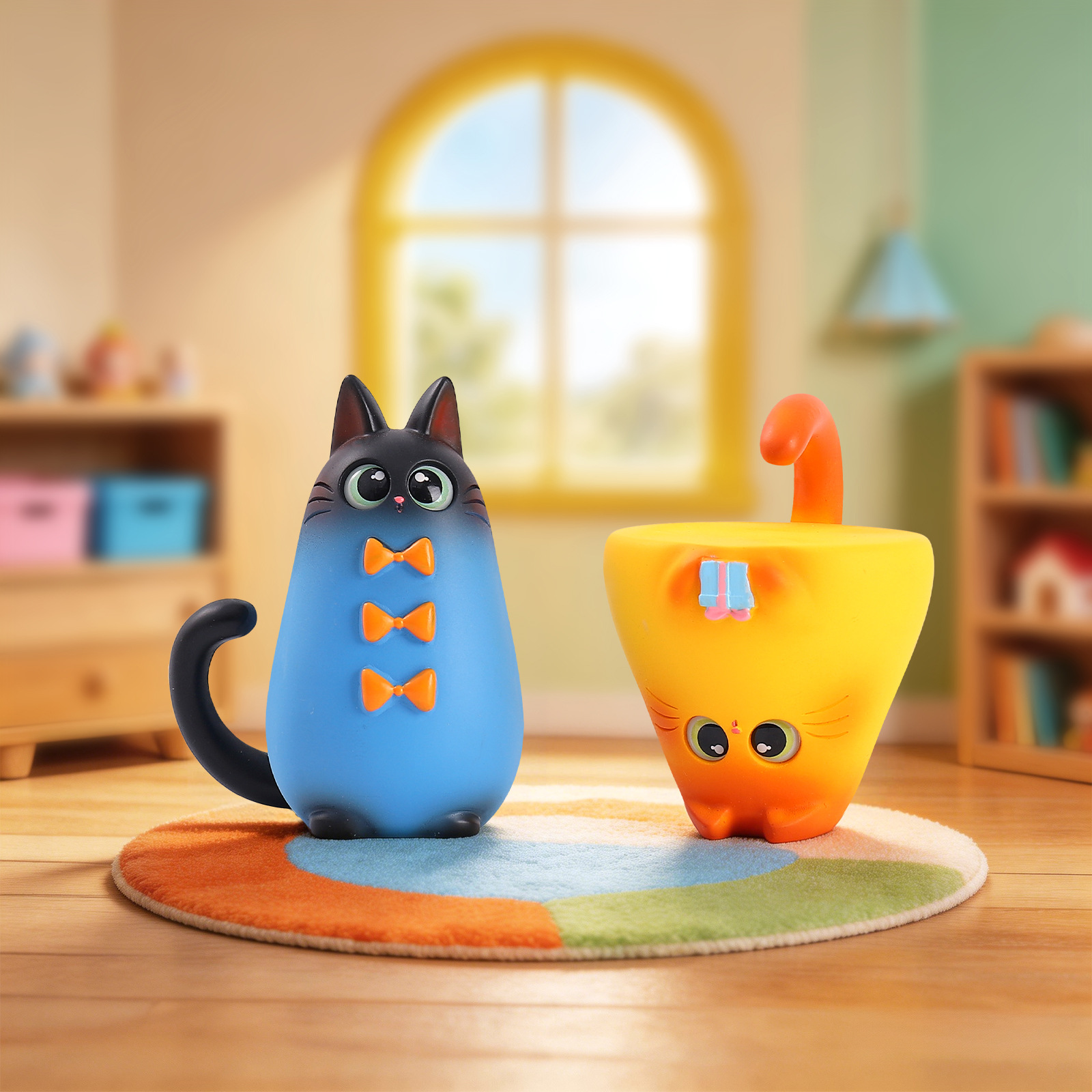Blind Box Cat Figurine Resin C - Home Security For Apartments recensione e prezzo
