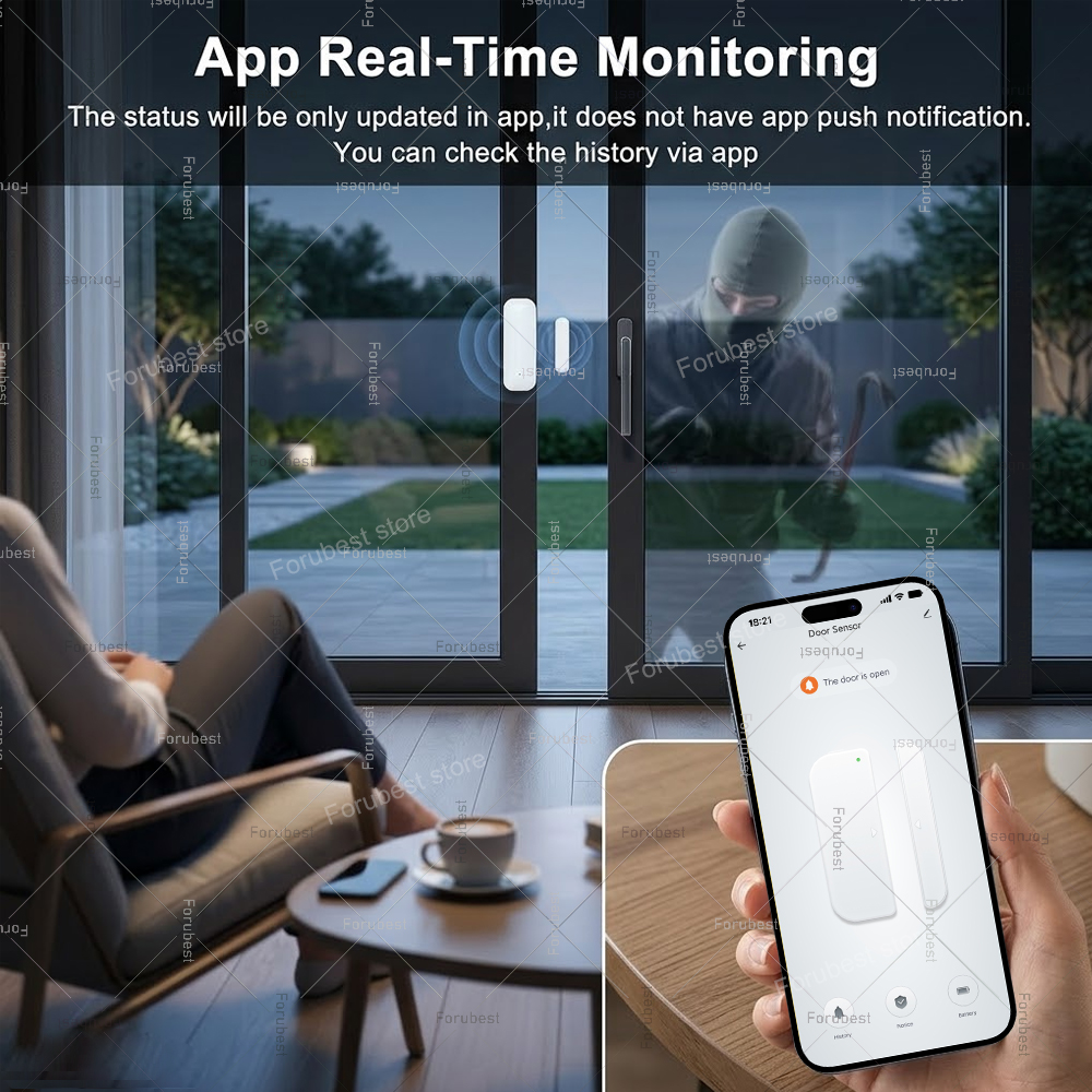 Tuya Zigbee Door Window Sensor - Home Security With Ai recensione e prezzo