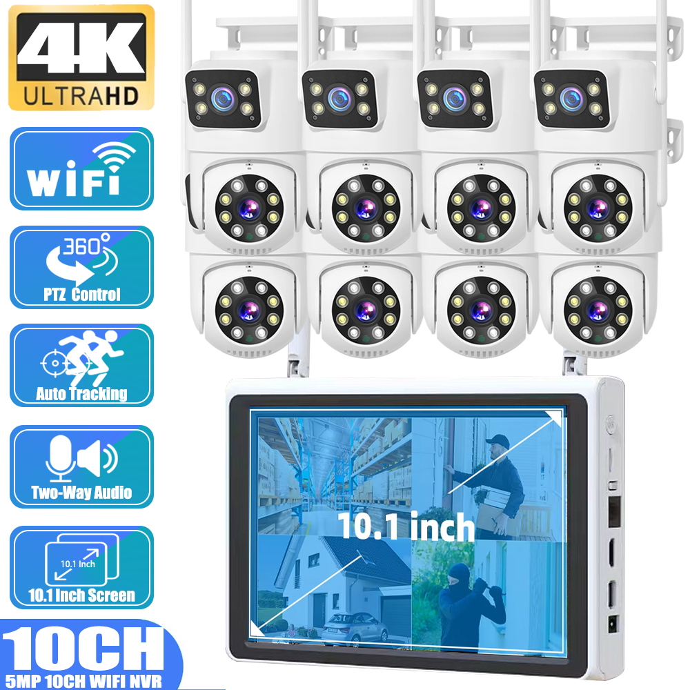 10 Channel CCTV Security 4K Du - Home Security Wireless Cameras recensione e prezzo