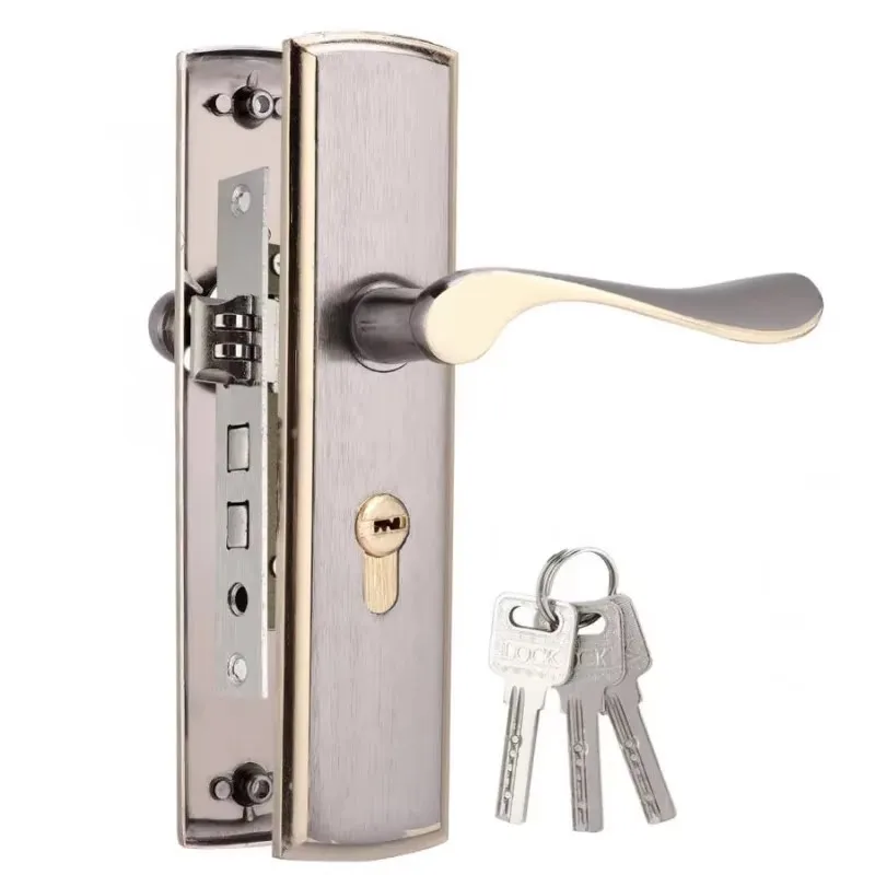 Gold Door Handle Lock Silent H - Home Security For Apartments recensione e prezzo