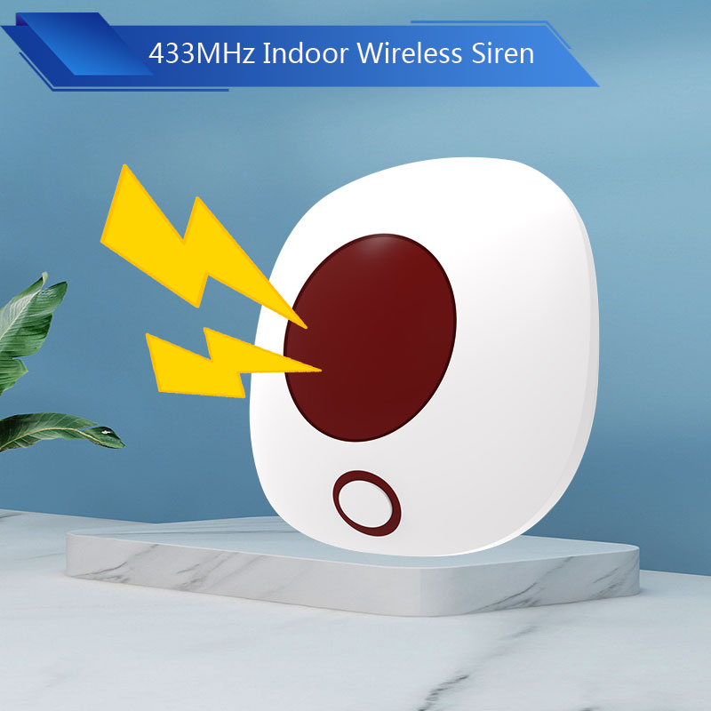 Indoor 433MHz Wireless Siren S - Home Security Lights recensione e prezzo