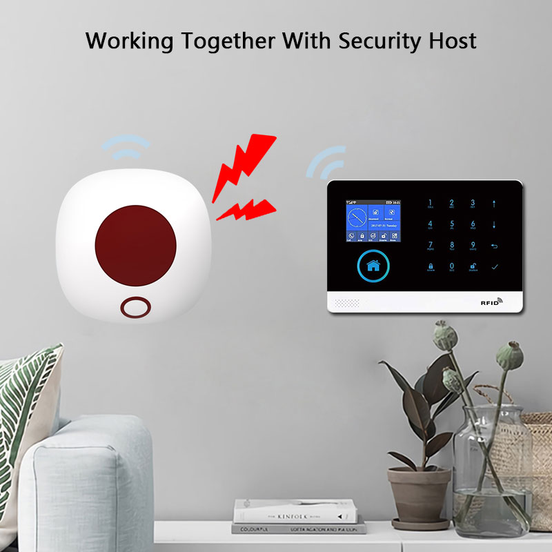 Indoor 433MHz Wireless Siren S - Home Security Lights recensione e prezzo