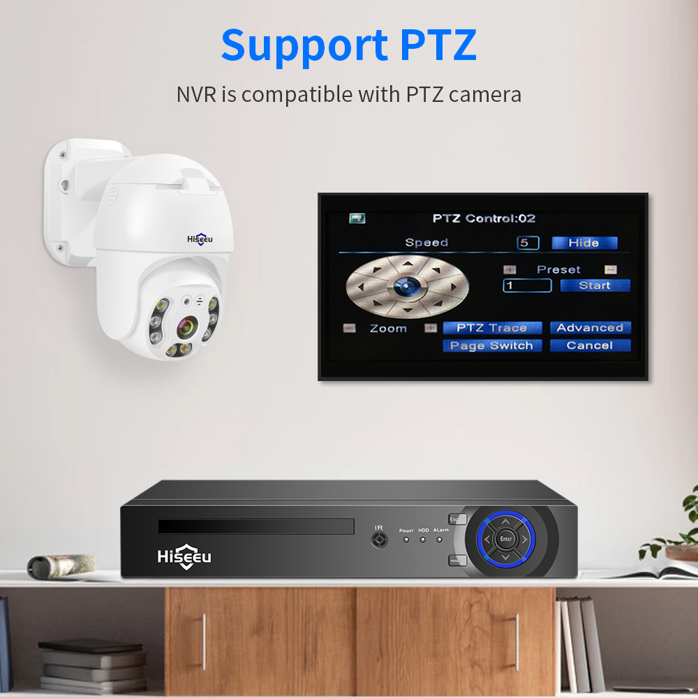 Hiseeu 4CH 10CH 16CH 4K 8MP 5M - Home Security Cameras recensione e prezzo