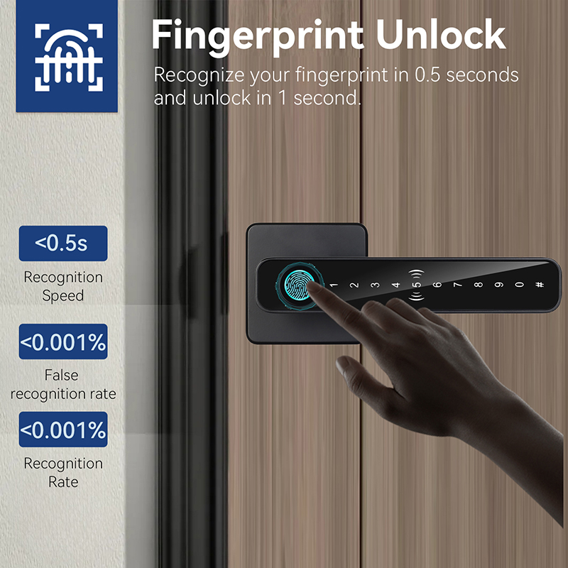 XSDTS Tuya Handle Fingerprint  - Home Security For Apartments recensione e prezzo