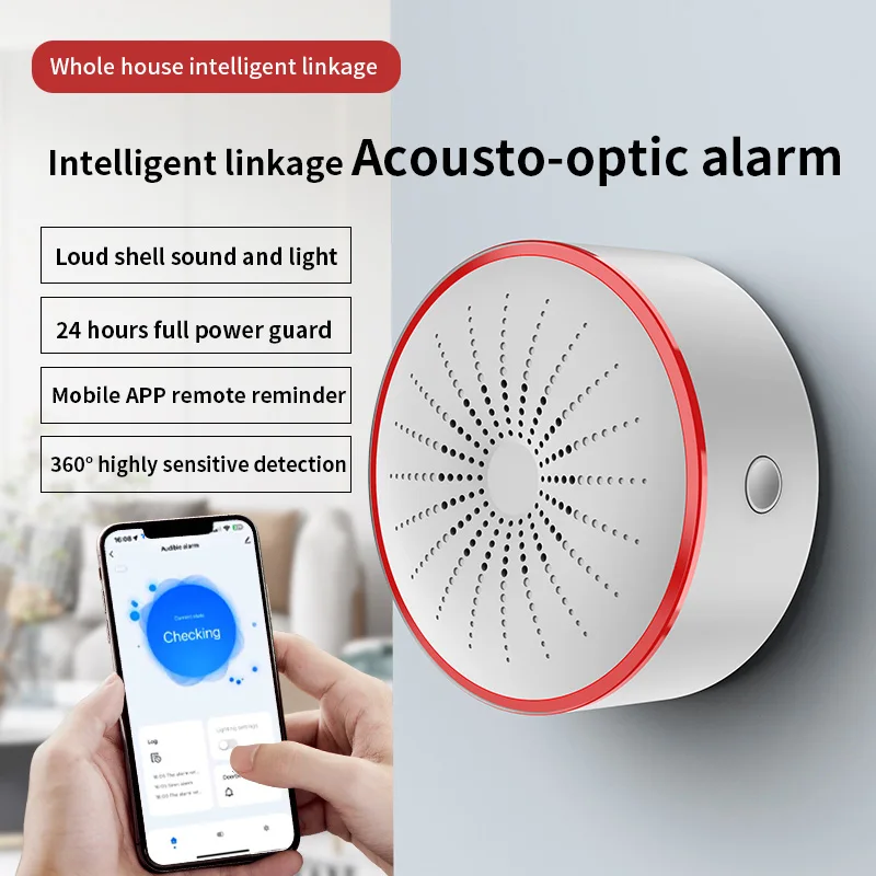 Tuya ZigBee Smart Siren 85DB W - Home Security Lights recensione e prezzo