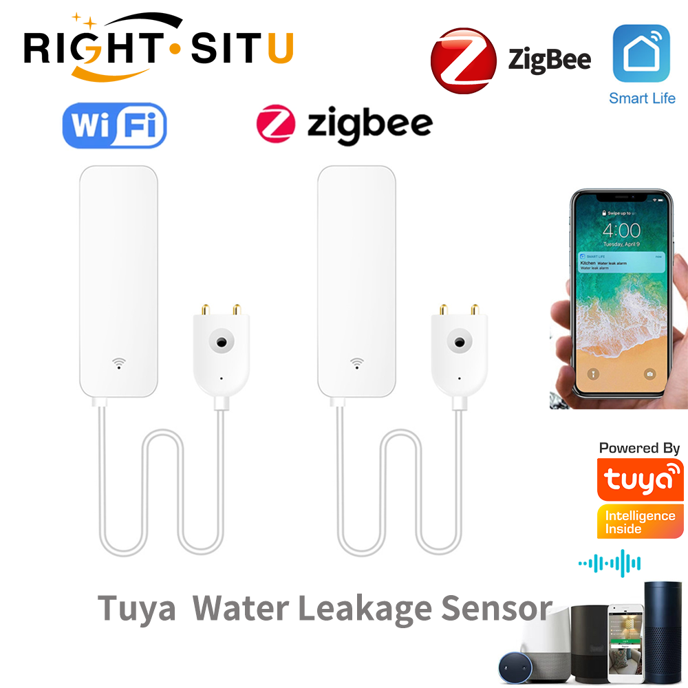 Tuya WiFi Water Leak Sensor, W - Home Security With Ai recensione e prezzo
