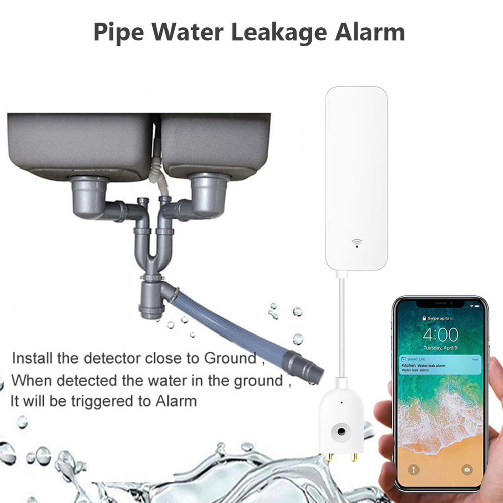 Tuya WiFi Water Leak Sensor, W - Home Security With Ai recensione e prezzo