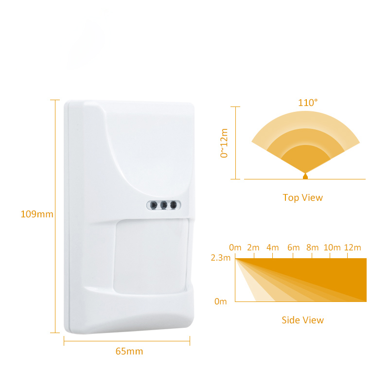 1/3pcs Wired Indoor PIR Microw - Pet Immune Pir Sensor recensione e prezzo