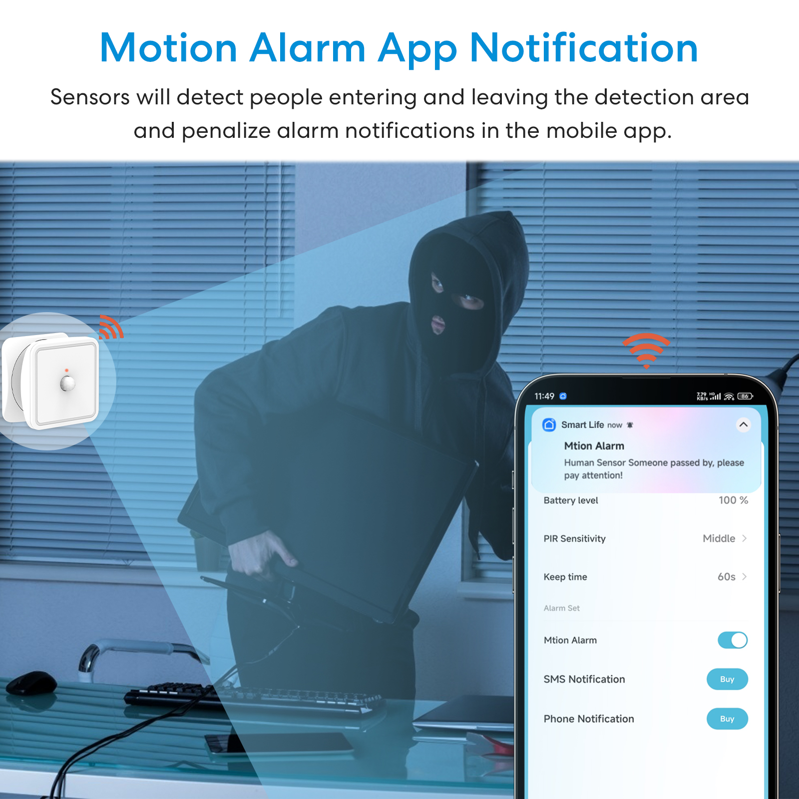 Tuya ZigBee Human Motion Senso - Home Security System recensione e prezzo