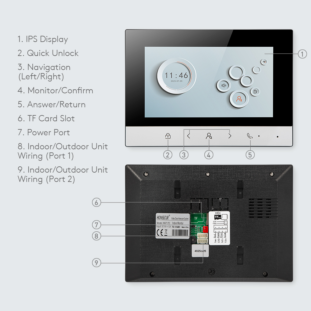 Tuya Smart WIFI Indoor Monitor - Home Security Monitoring recensione e prezzo