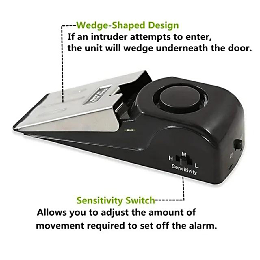 Door Stop Alarm, Door Stopper  - Home Security For Apartments recensione e prezzo