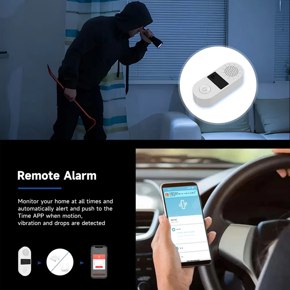 Tuya WiFi Vibration Sensor - 1 - Home Security With Ai recensione e prezzo