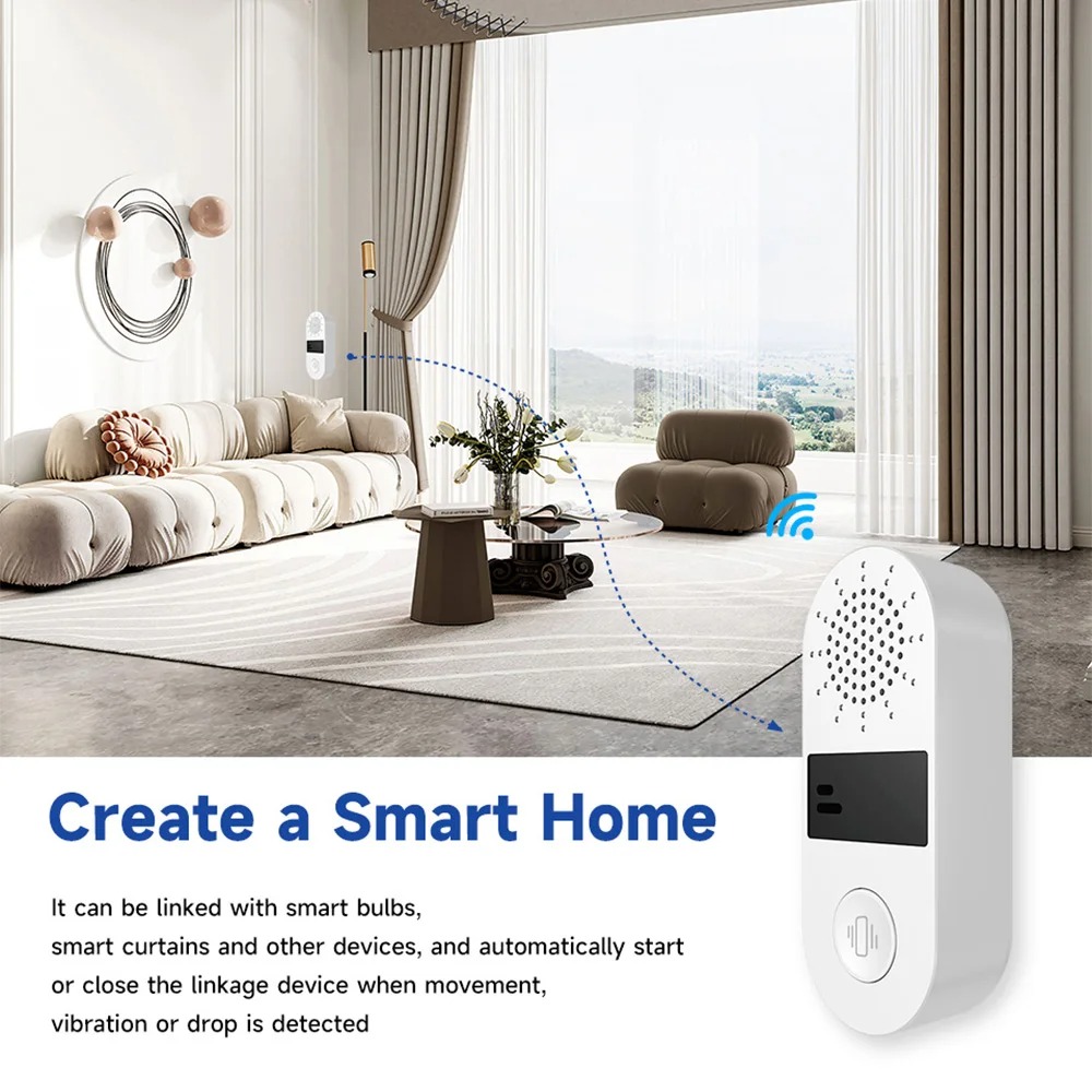 Tuya WiFi Vibration Sensor - 1 - Home Security With Ai recensione e prezzo