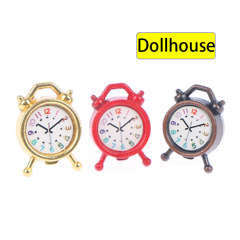 1PC 1:12 Scale Alarm Clock Dol - Home Security Gadgets recensione e prezzo