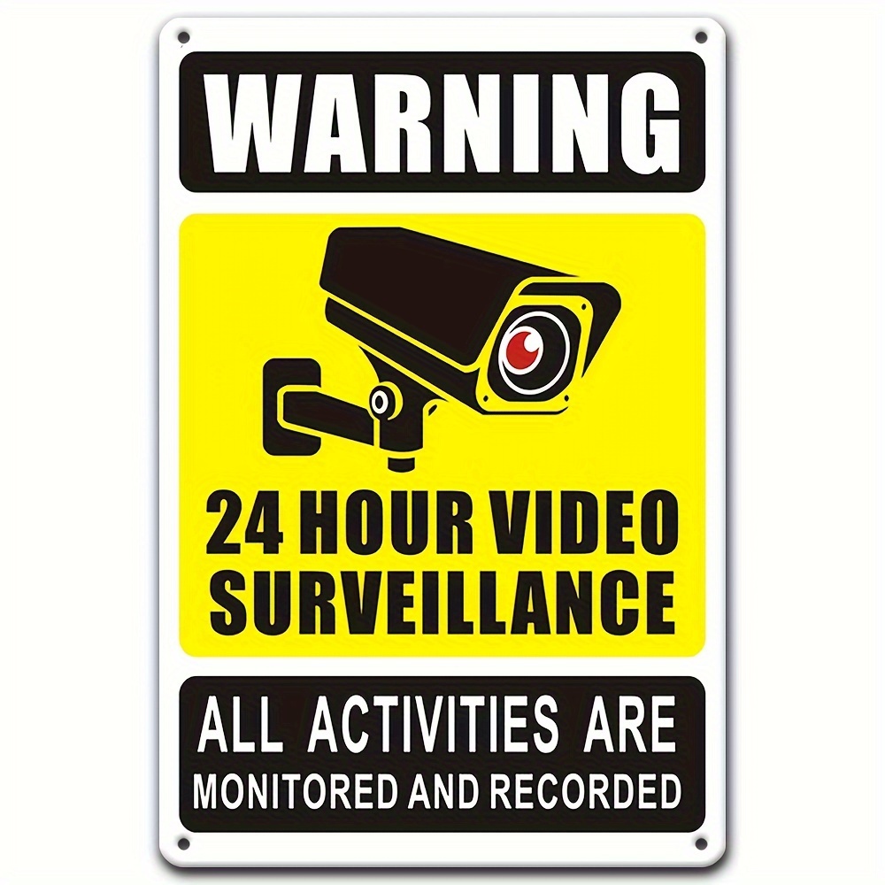 24/7 Video Surveillance Warnin - Home Security And Cameras recensione e prezzo