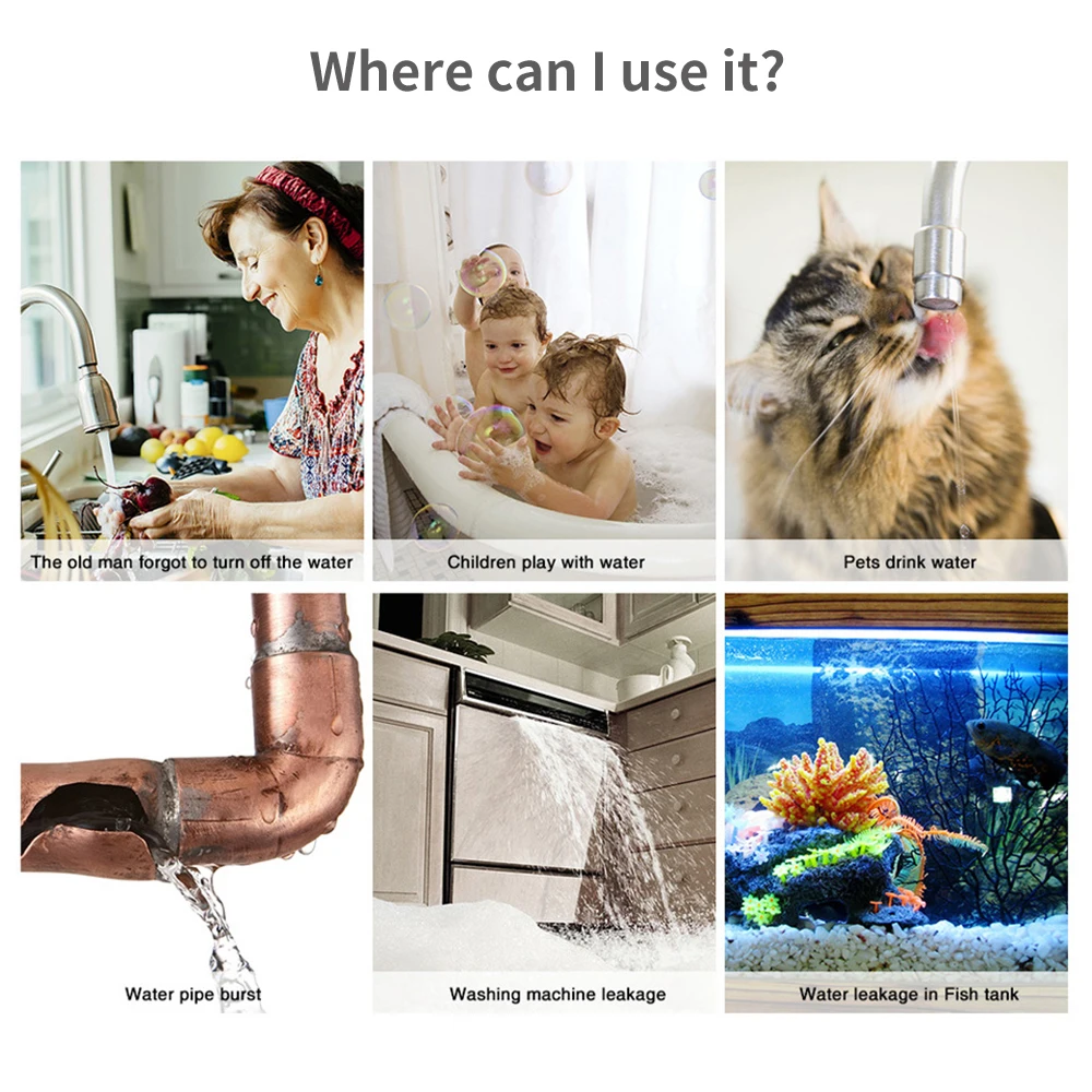 Tuya WiFi Zigbee Water Sensor  - Home Security With Ai recensione e prezzo