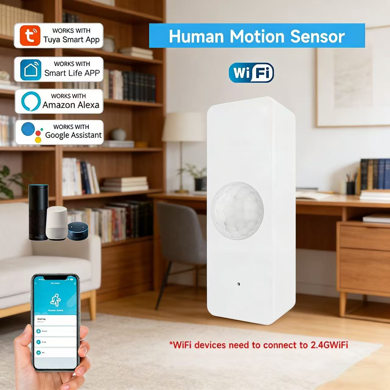 WiFi Smart PIR Motion Sensor T - Home Security Ultimate recensione e prezzo
