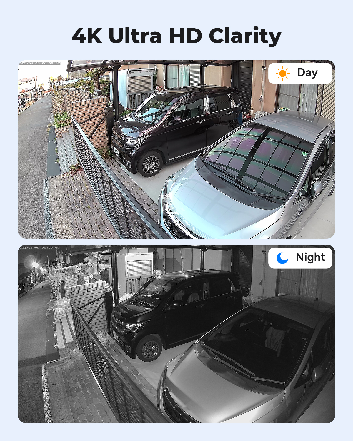 H.View 4K 5Mp 8Mp poe Cctv Sec - Home Security And Cameras recensione e prezzo