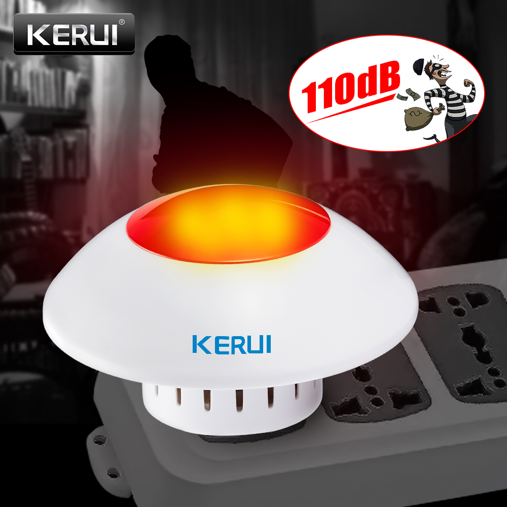 KERUI J009 Loud Indoor Siren W - Home Security Lights recensione e prezzo
