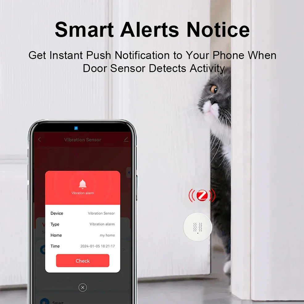 Tuya ZigBee Smart Vibration &  - Home Security Monitoring recensione e prezzo